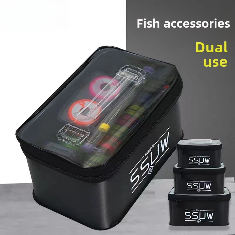 Fish Finder Case - Taşınabilir EVA olta takımı kutusu büyük