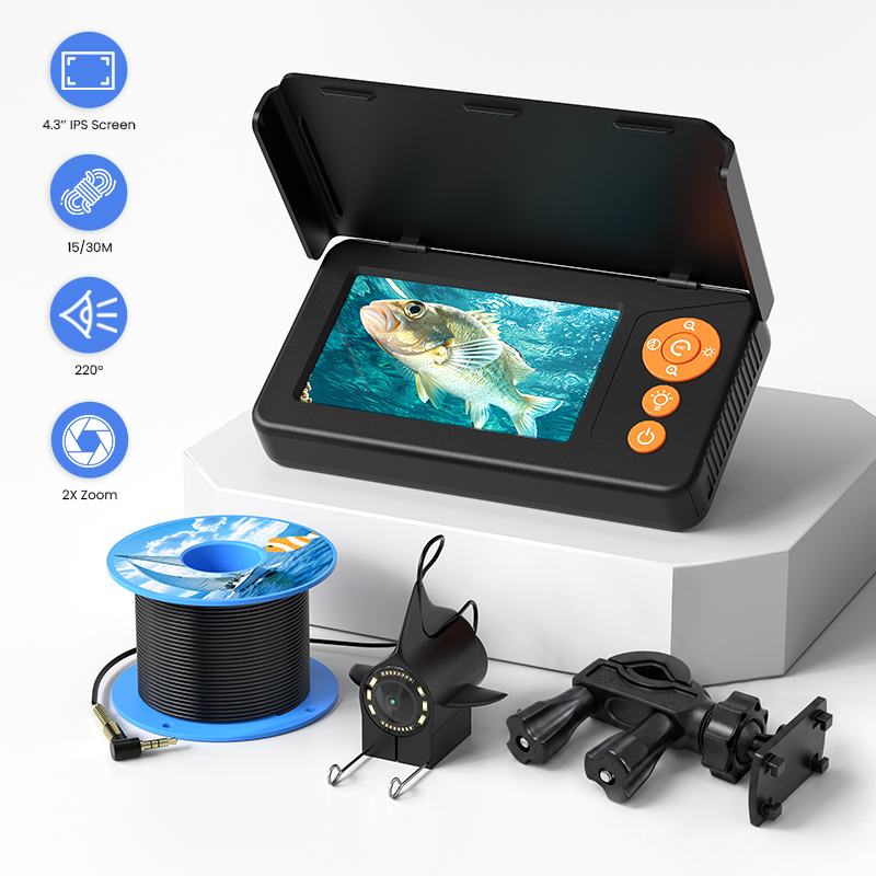 Fish Finder Portable - Su Altı Balıkçılık Kamerası 4.3’’ Ekran